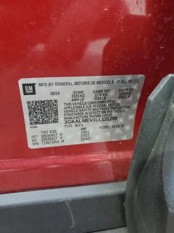 2020 GMC TERRAIN SLE  