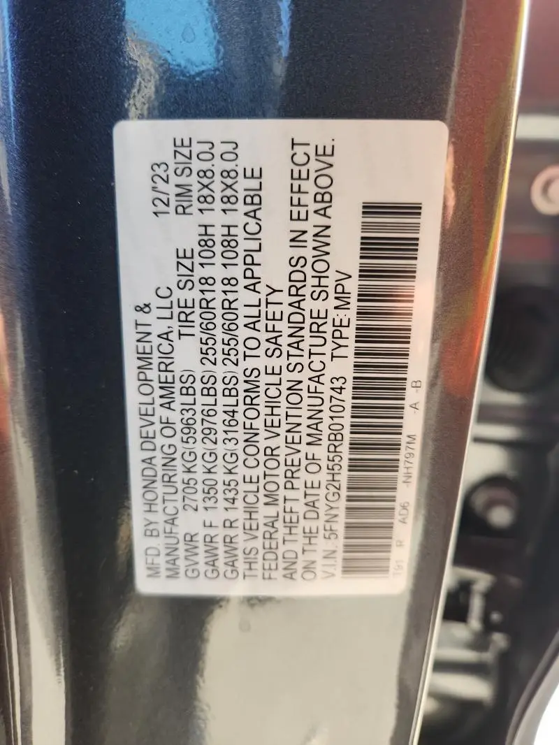 2024 HONDA PILOT EXL  