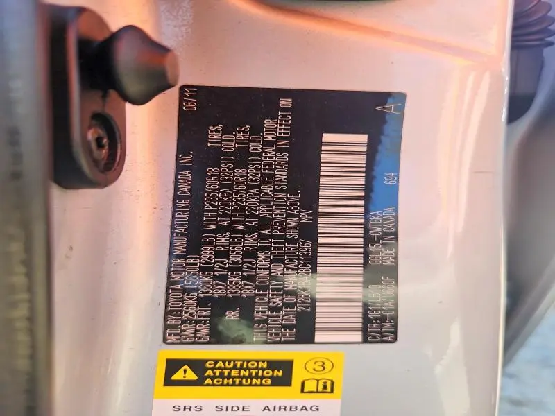 2011 LEXUS RX 350  