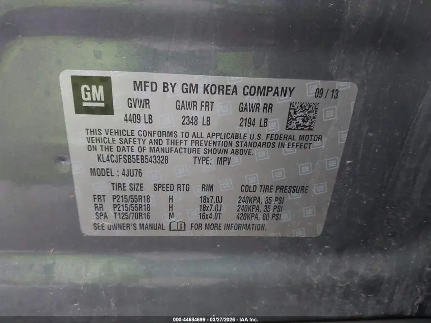 2014 BUICK ENCORE CONVENIENCE