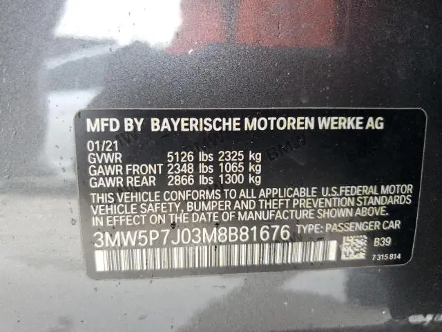 2021 BMW 330E   