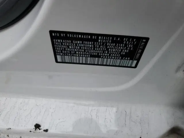 2017 VOLKSWAGEN JETTA SEL