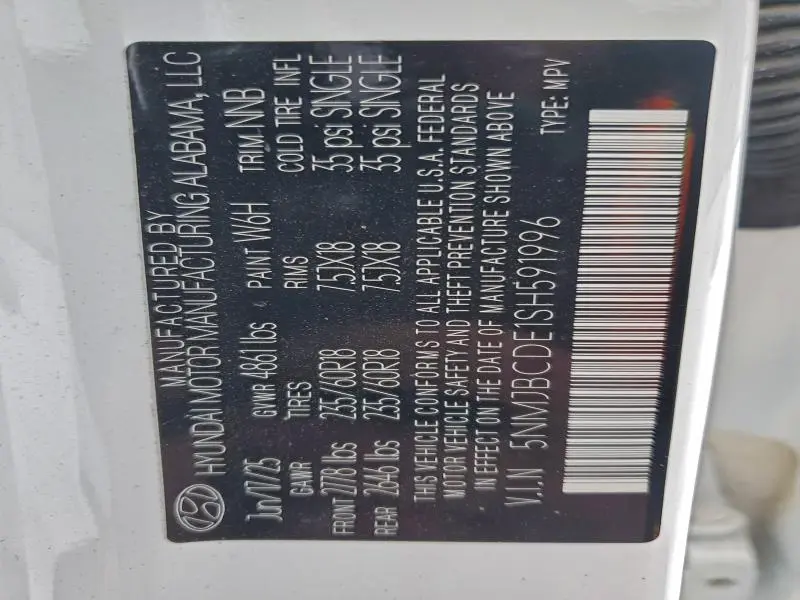 2025 HYUNDAI TUCSON SEL  