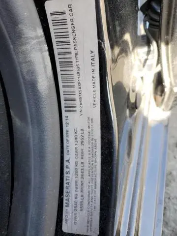 2015 MASERATI GHIBLI   