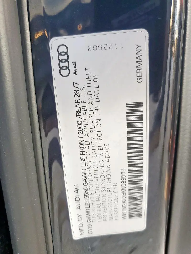 2019 AUDI A6 PRESTIGE  