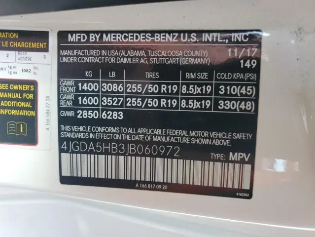 2018 MERCEDES-BENZ GLE 350 4MATIC  