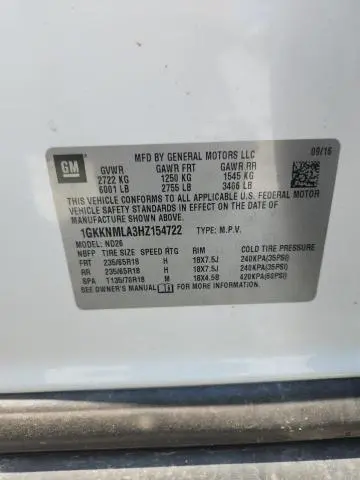 2017 GMC ACADIA SLT-1