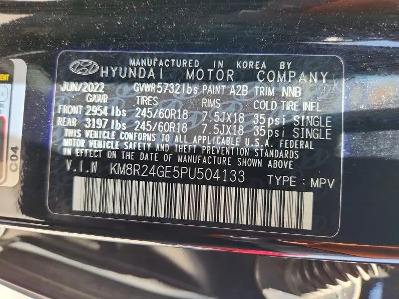 2023 HYUNDAI PALISADE SEL  