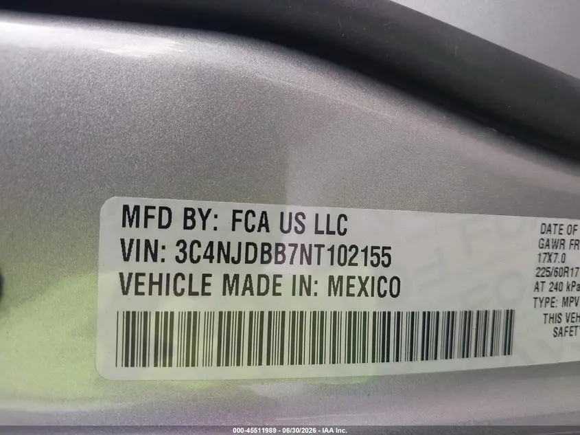 2022 JEEP COMPASS LATITUDE 4X4
