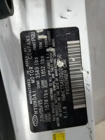 2016 HYUNDAI ACCENT SE  