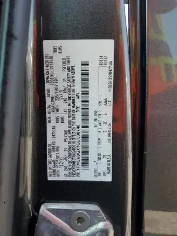 2016 FORD ESCAPE SE  