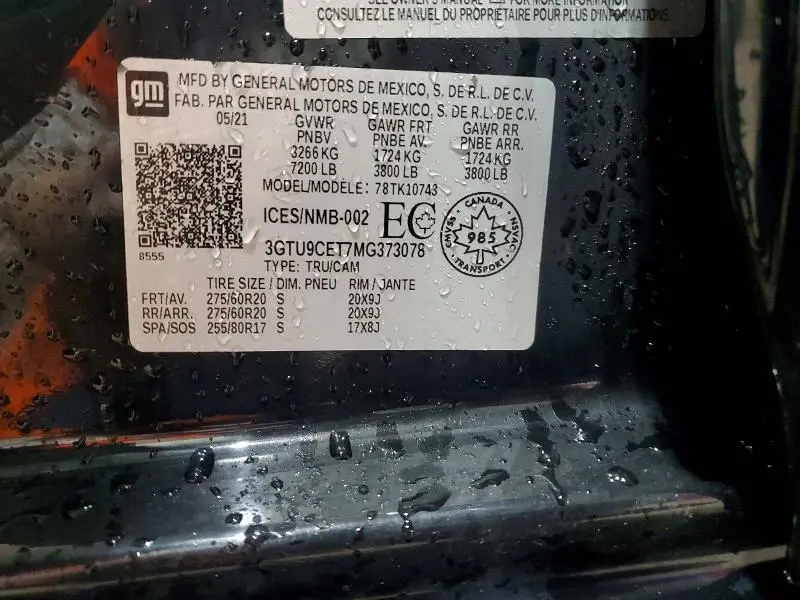 2021 GMC SIERRA K1500 ELEVATION  