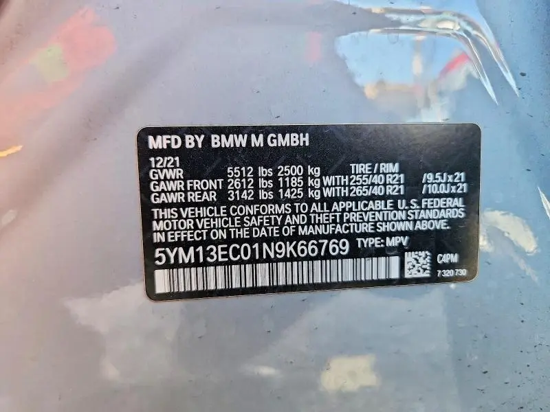 2022 BMW X3 M  