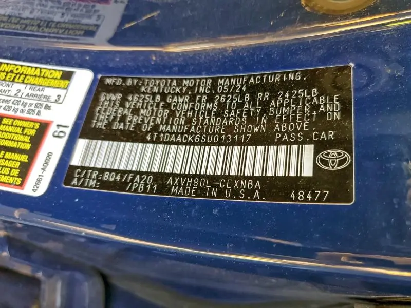 2025 TOYOTA CAMRY XSE  