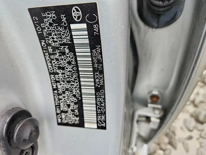 2013 TOYOTA PRIUS TWO  