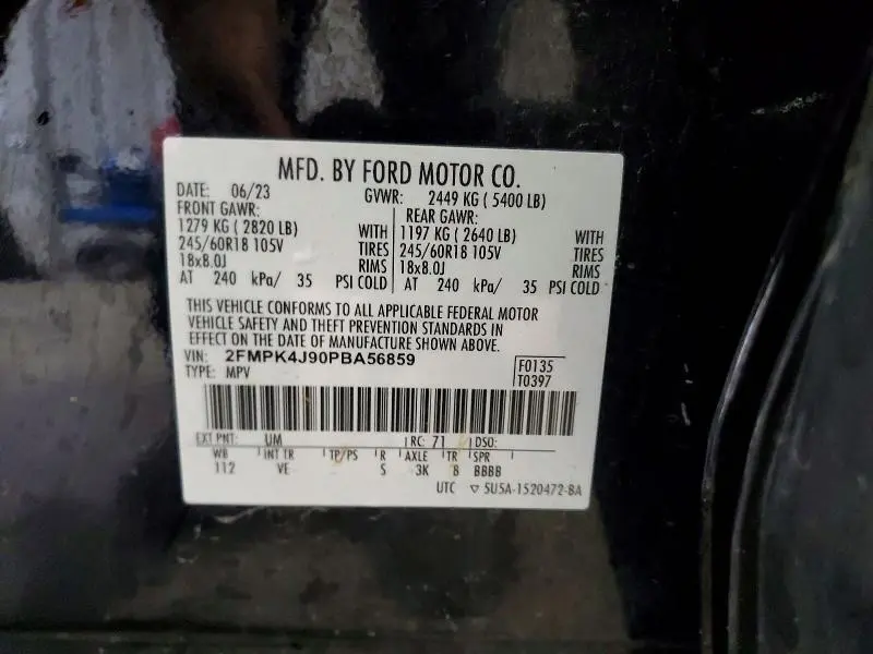 2023 FORD EDGE SEL  