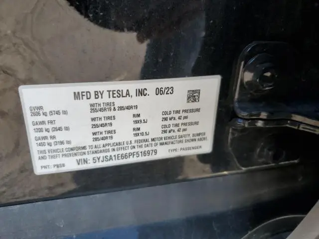 2023 TESLA MODEL S