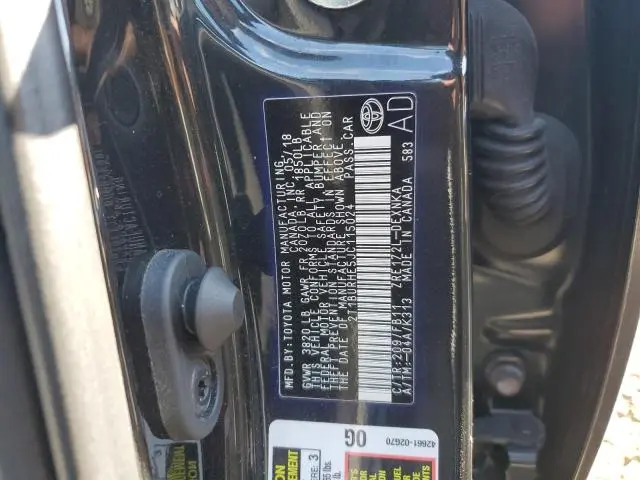 2018 TOYOTA COROLLA L  