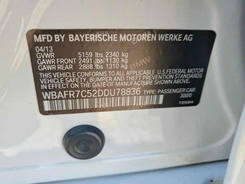 2013 BMW 535 I  