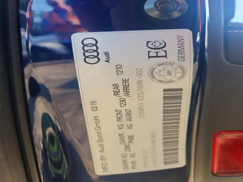 2019 AUDI RS5   