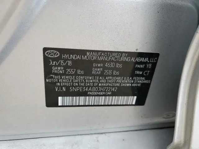 2018 HYUNDAI SONATA SPORT  