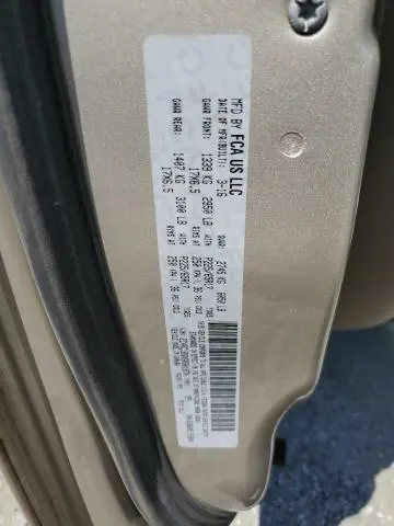 2016 CHRYSLER TOWN & COUNTRY TOURING  