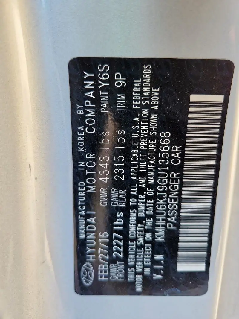 2016 HYUNDAI GENESIS COUPE 3.8 R-SPEC  