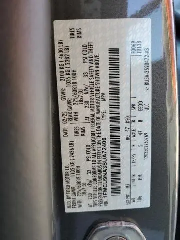 2025 FORD ESCAPE ST LINE SELECT  
