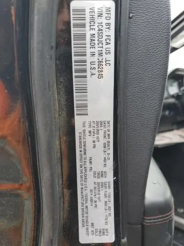 2021 DODGE DURANGO R/T  