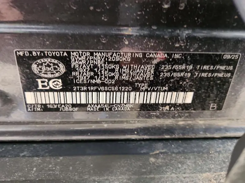 2025 TOYOTA RAV4 XLE  