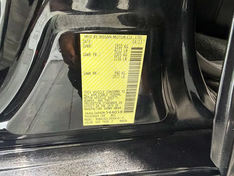 2013 NISSAN ALTIMA 2.5  