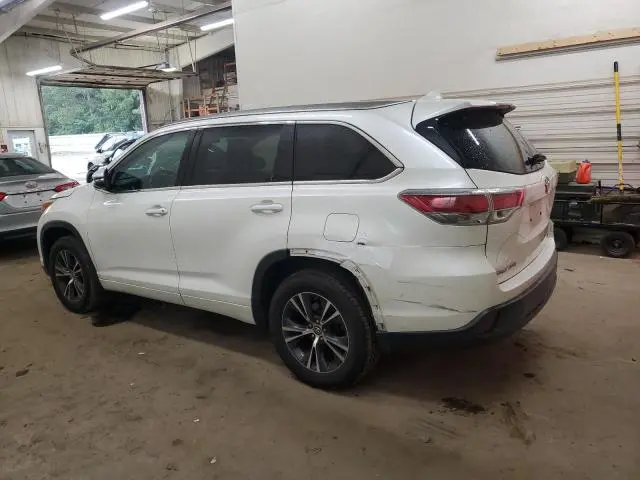 2016 TOYOTA HIGHLANDER XLE  