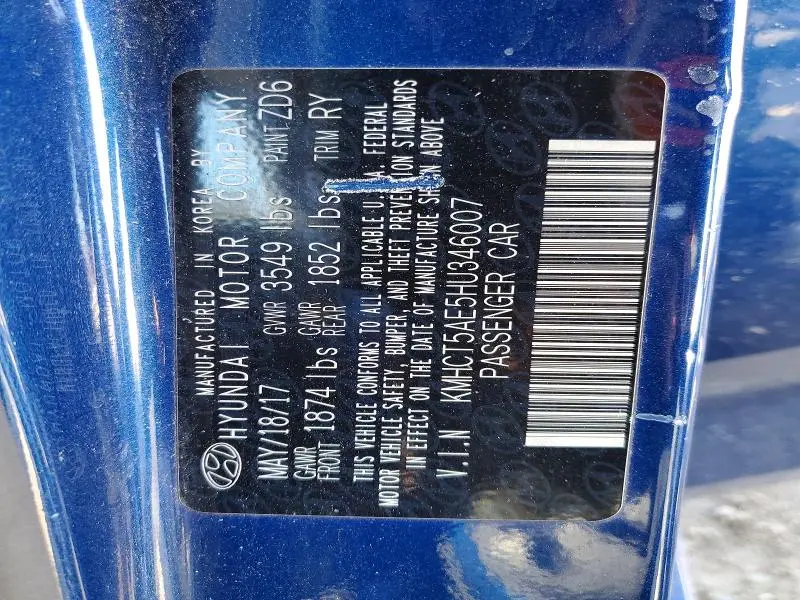 2017 HYUNDAI ACCENT SE  