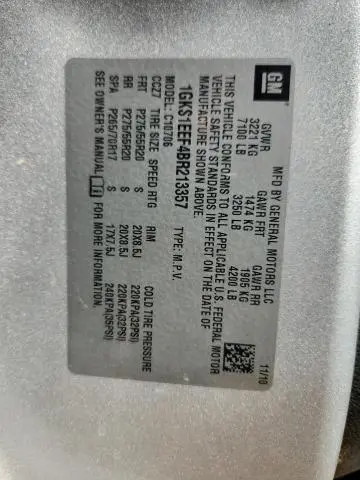 2011 GMC YUKON DENALI  