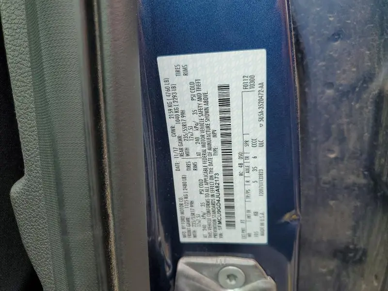 2018 FORD ESCAPE SE  