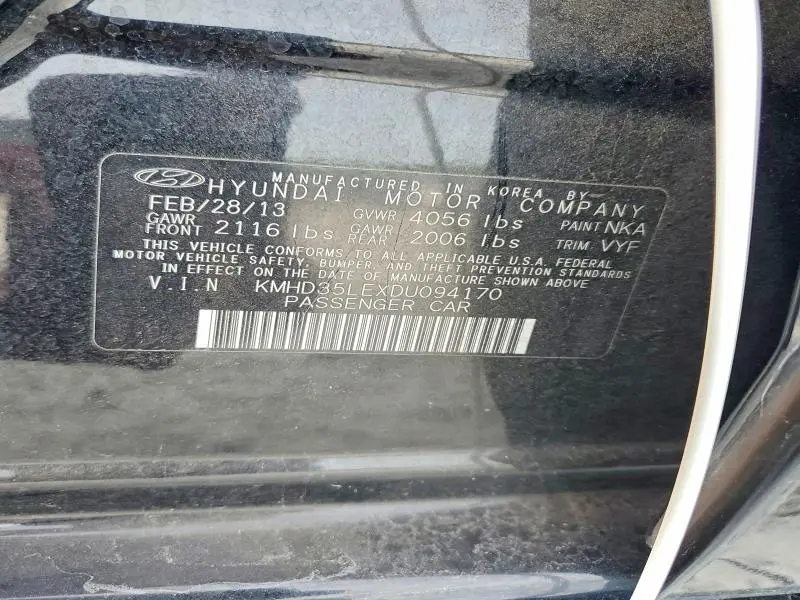 2013 HYUNDAI ELANTRA GT BASE  