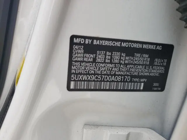 2013 BMW X3 XDRIVE28I  