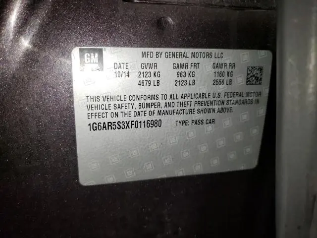 2015 CADILLAC CTS LUXURY COLLECTION  