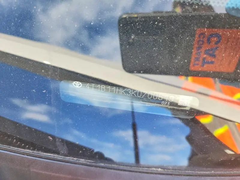 2019 TOYOTA CAMRY L  