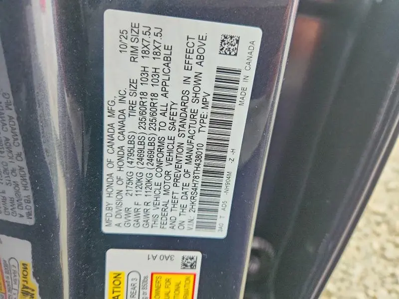 2026 HONDA CR-V EXL  
