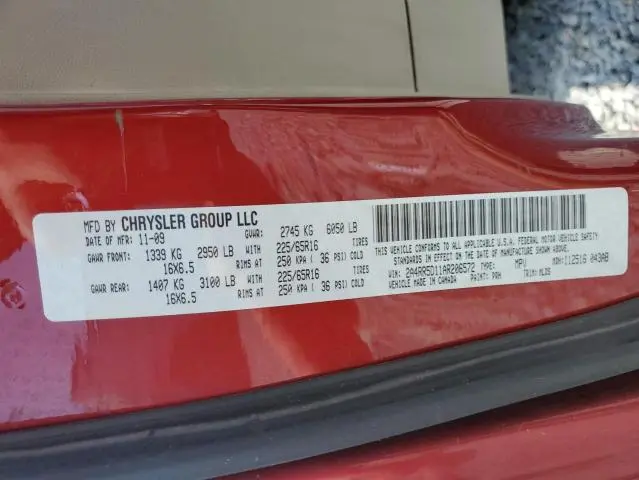 2010 CHRYSLER TOWN & COUNTRY TOURING  