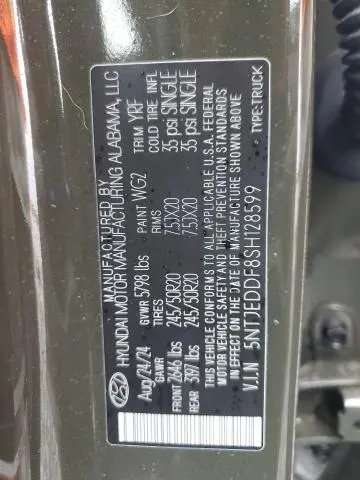 2025 HYUNDAI SANTA CRUZ LIMITED  