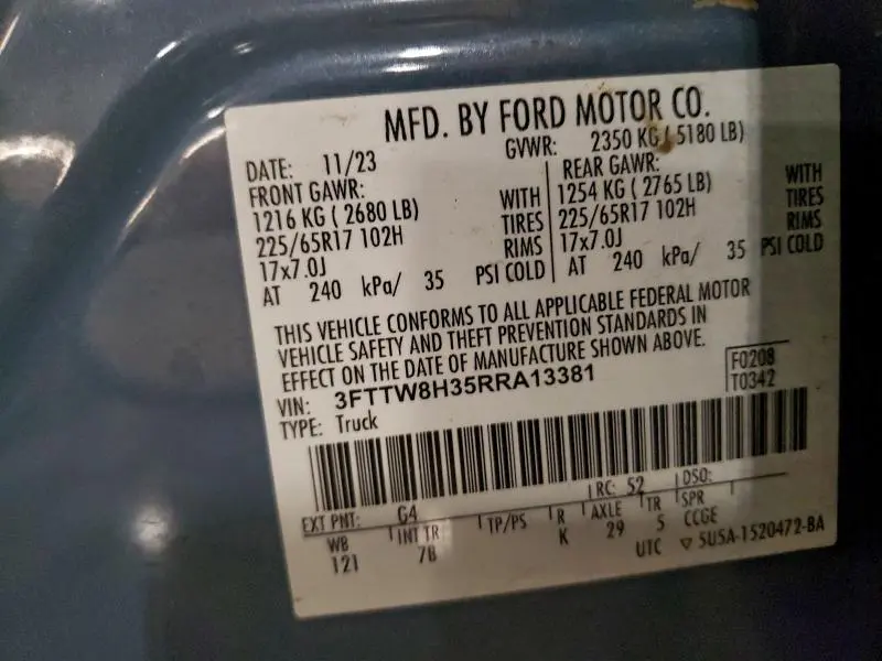 2024 FORD MAVERICK XLT  