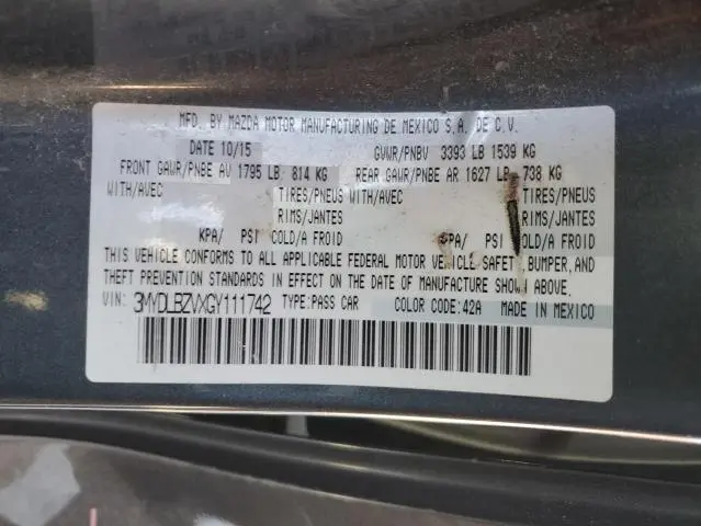 2016 TOYOTA SCION IA   