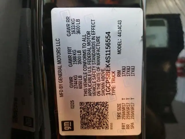 2025 CHEVROLET COLORADO