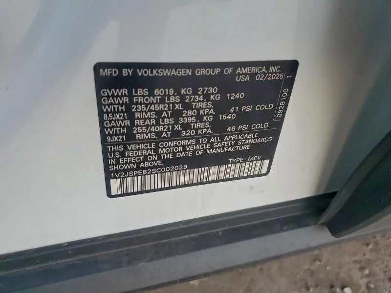 2025 VOLKSWAGEN ID.4 PRO S PLUS  