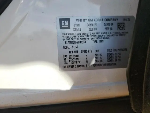 2021 CHEVROLET TRAILBLAZER RS  