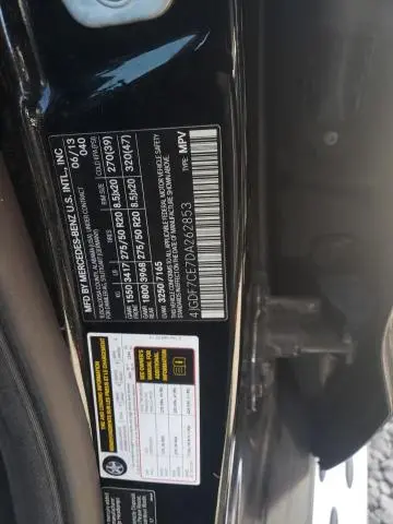 2013 MERCEDES-BENZ GL 450 4MATIC  