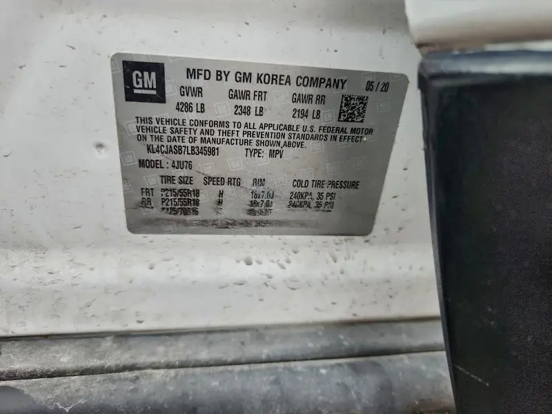 2020 BUICK ENCORE PREFERRED  