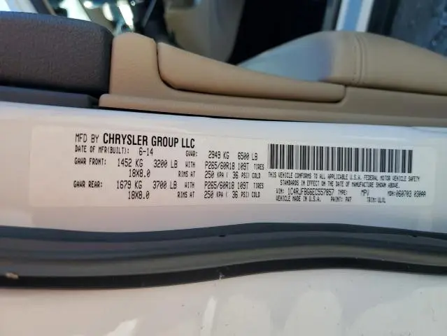2014 JEEP GRAND CHEROKEE LIMITED  